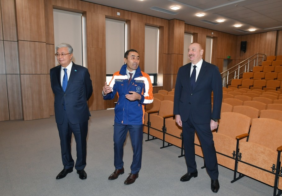 Azərbaycan və Qazaxıstan prezidentləri Füzulidə açılışda iştirak ediblər -YENİLƏNİB (FOTOLAR)