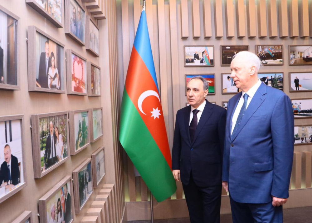 Rusiya İstintaq Komitəsinin sədri Kamran Əliyevin dəvətilə Bakıya gəldi -FOTOLAR