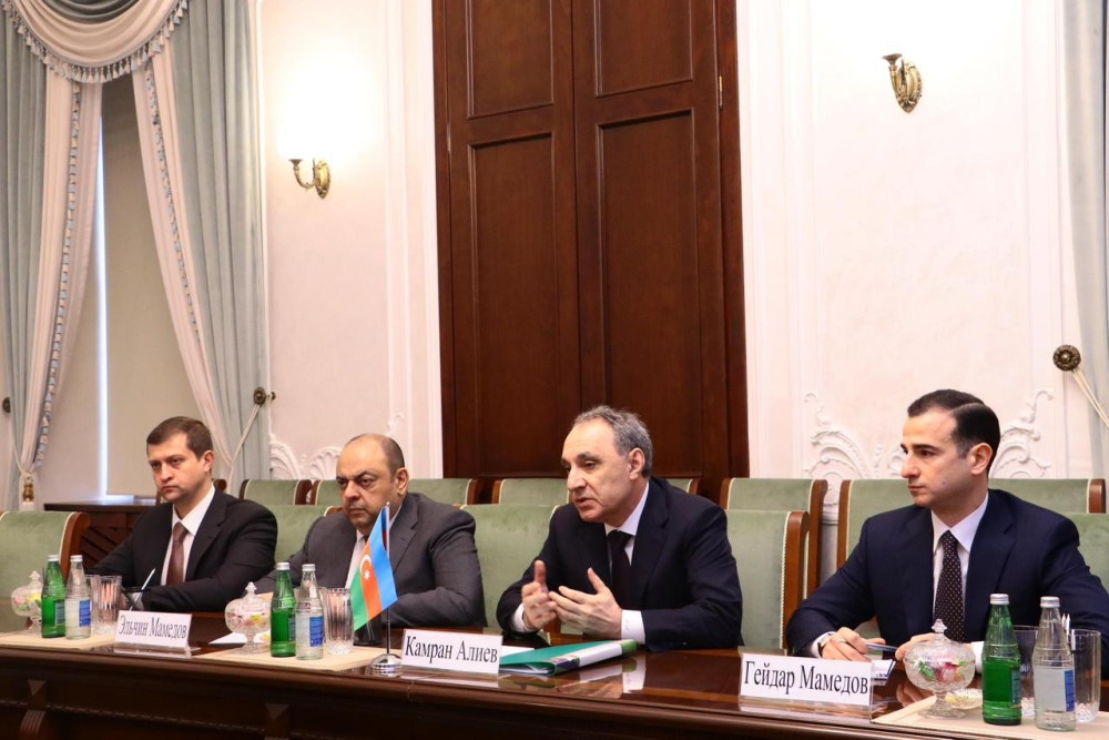 Rusiya İstintaq Komitəsinin sədri Kamran Əliyevin dəvətilə Bakıya gəldi -FOTOLAR