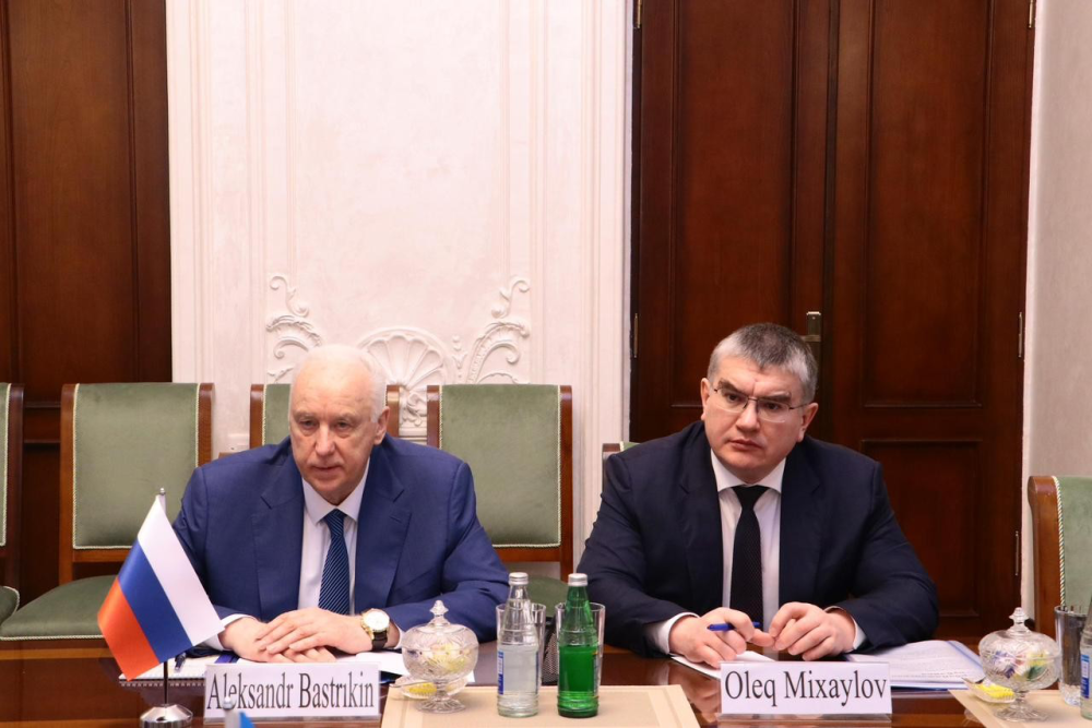 Rusiya İstintaq Komitəsinin sədri Kamran Əliyevin dəvətilə Bakıya gəldi -FOTOLAR