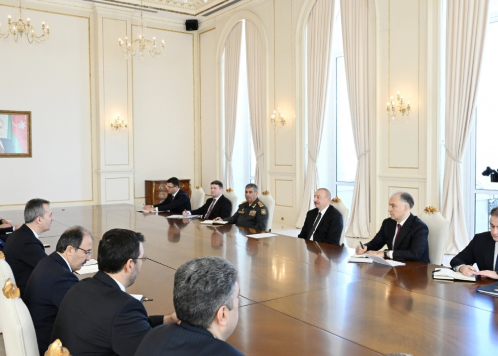 Prezident Haluk Görgünün rəhbərlik etdiyi nümayəndə heyətini qəbul etdi - YENİLƏNİB (FOTOLAR