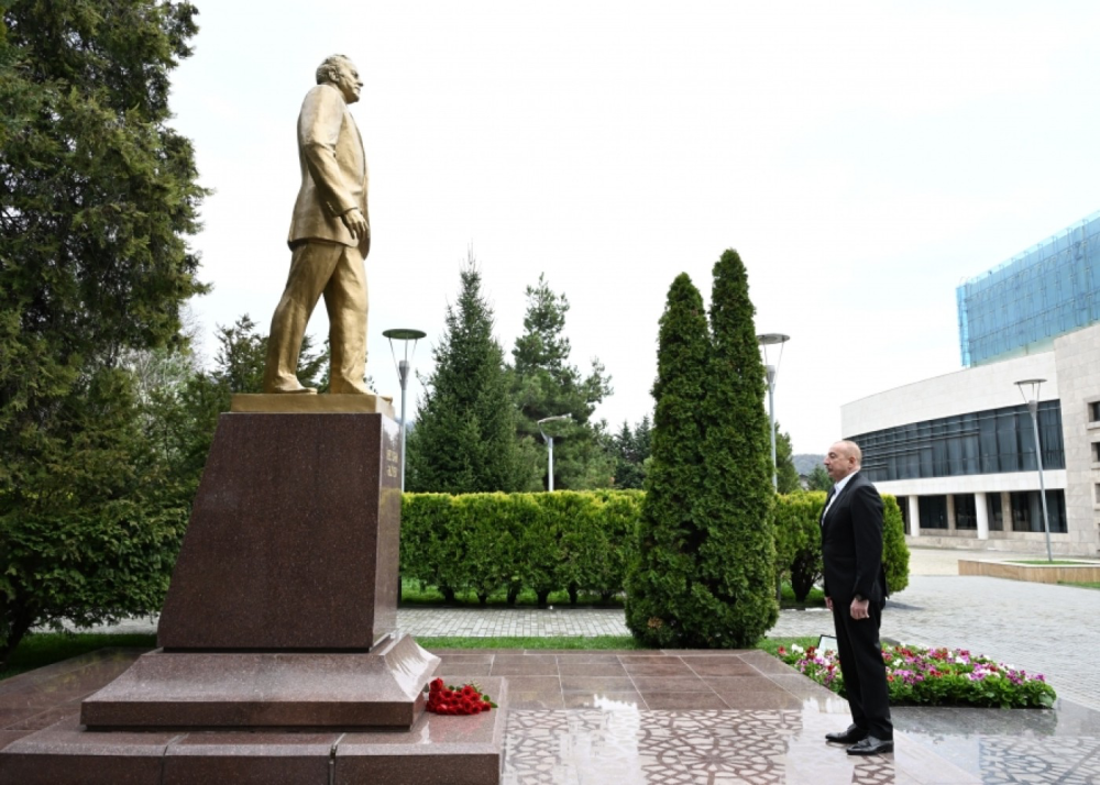 Prezident Qəbələyə getdi - YENİLƏNİB(FOTOLAR)