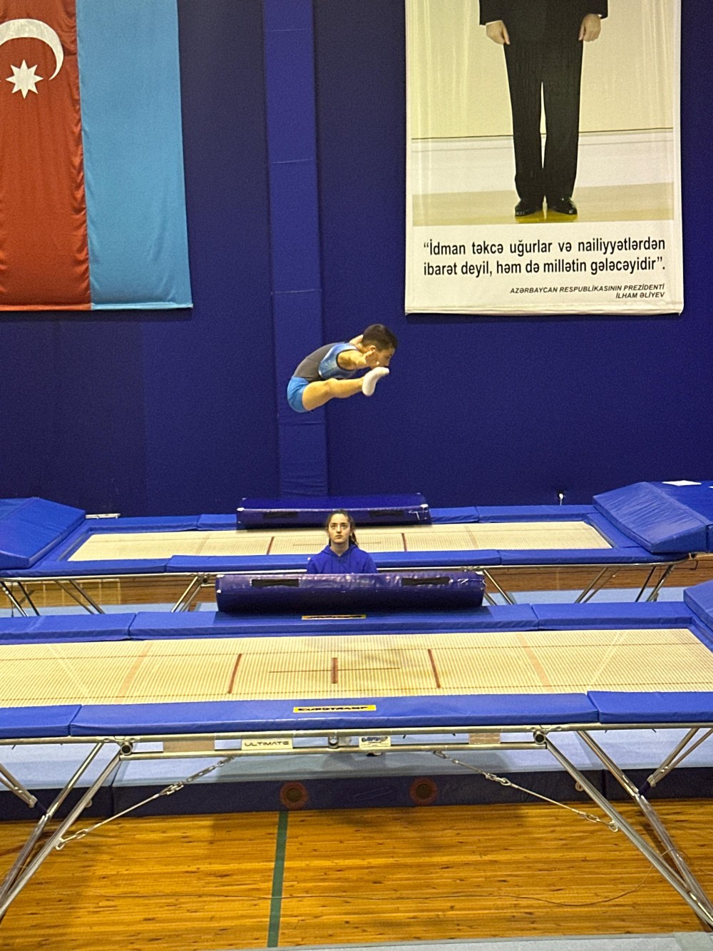 Azərbaycan çempionatının qalibi 9 yaşlı gimnast Murad Həsənlinin yeni uğurları- FOTOLAR