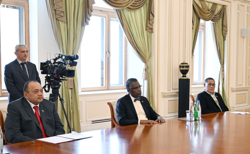 Prezident qəbul keçirdi - FOTOLAR