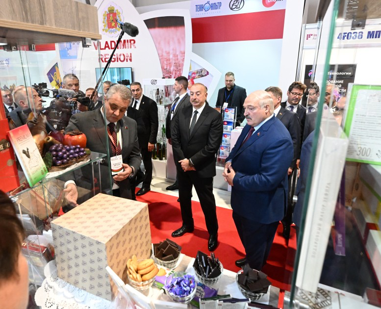 Prezidentlər “Caspian Agro” və “InterFood Azerbaijan” sərgiləri ilə tanış olublar - YENİLƏNİB (FOTOLAR)