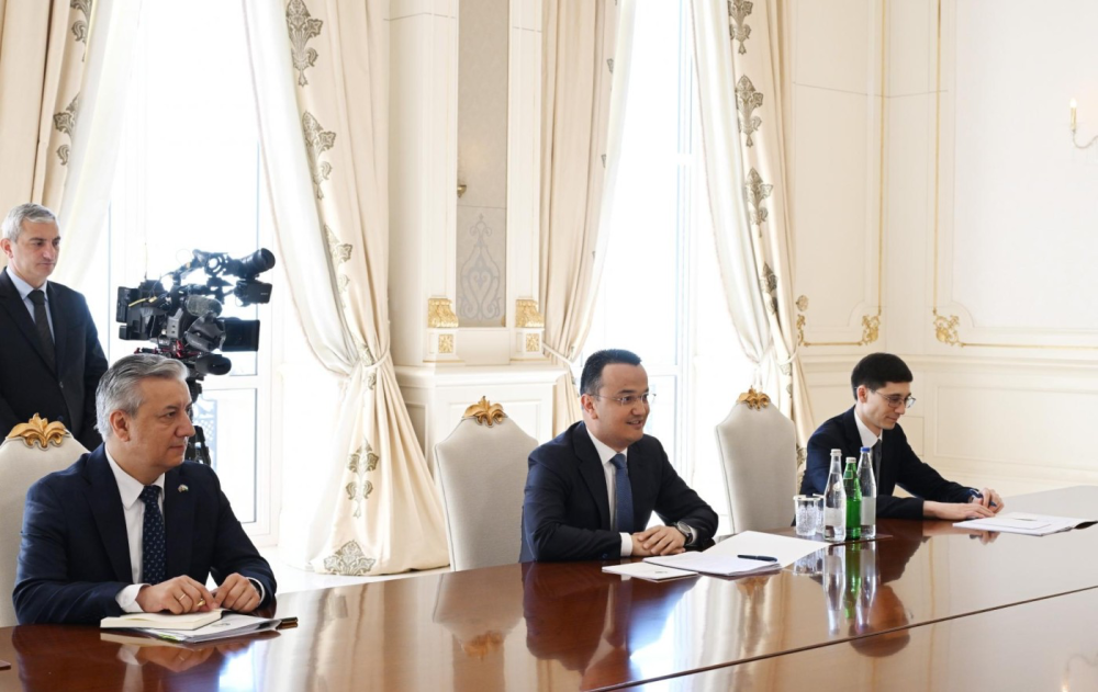 İlham Əliyev özbəkistanlı naziri qəbul etdi - FOTO