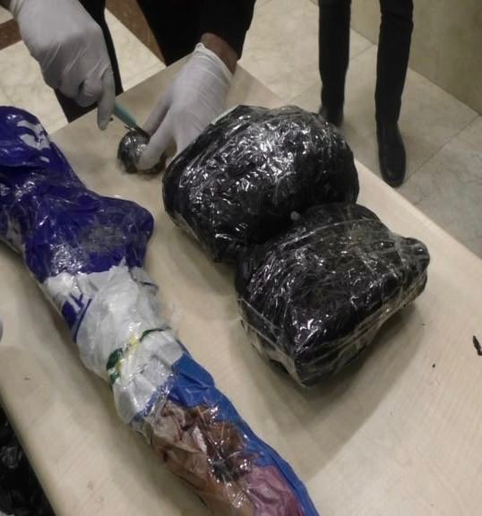 İsmayıllıda narkokuryerlərdən avtomat götürüldü - FOTOLAR