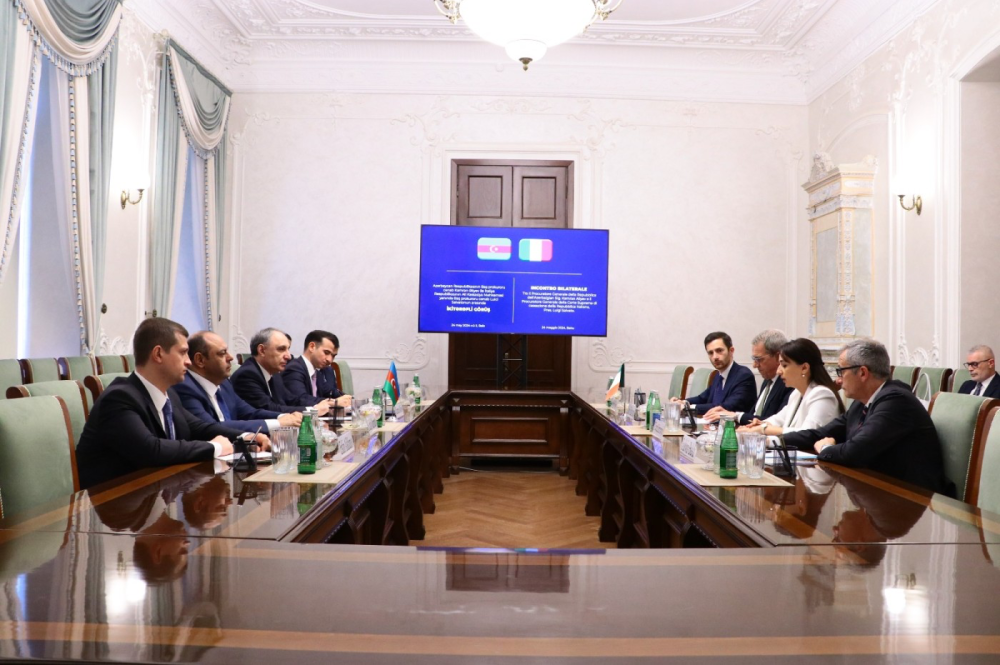 Kamran Əliyev İtaliyanın Baş prokuroru ilə görüşdü - FOTOLAR