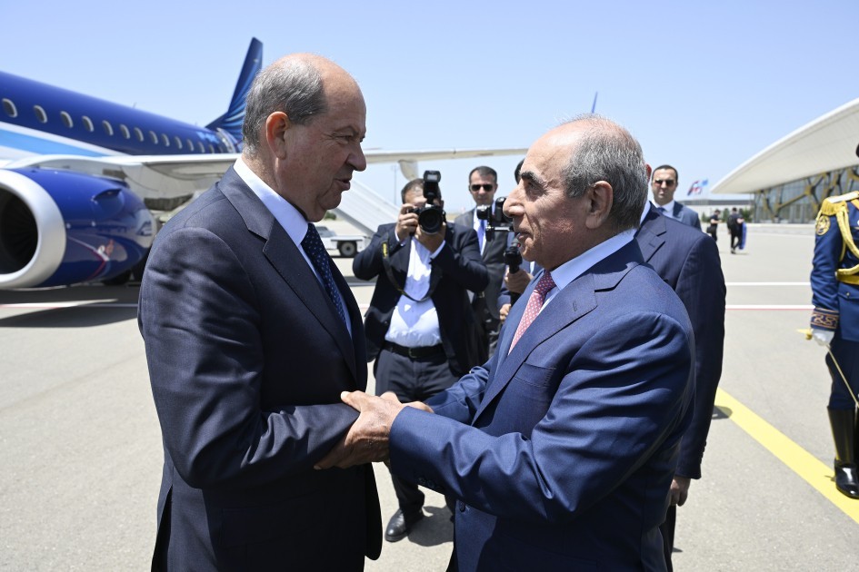 Şimali Kipr Prezidenti Füzuliyə gəldi - FOTO