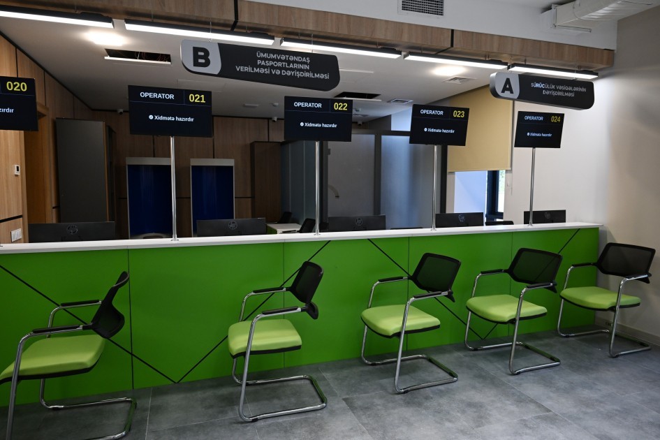 Prezident Şuşada Dövlət Xidmətləri Mərkəzinin açılışında iştirak etdi- FOTOLAR (YENİLƏNİB)