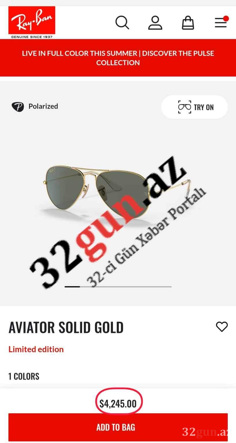 Təkrar deputat ola bilməyən Mahir Abbaszadənin4245 dollarlıq eynəyi (FOTO)