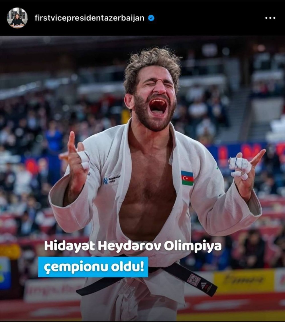 Əhsən! Əhsən! Əhsən, Hidayət!" - Mehriban Əliyeva