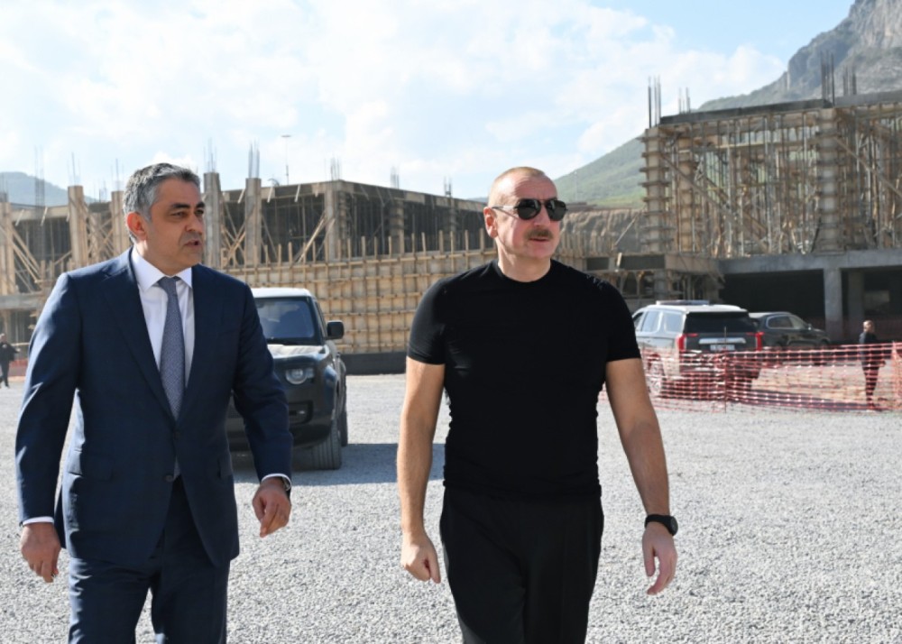 Prezident Zəngilan İstirahət Kompleksindəki işlərlə tanış oldu -YENİLƏNİB (FOTOLAR)