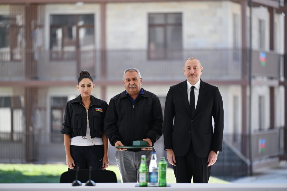 Prezident və xanımı Cəbrayılda açılışda iştirak etdilər - YENİLƏNİB