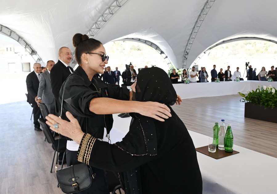 Prezident və xanımı Cəbrayılda açılışda iştirak etdilər - YENİLƏNİB