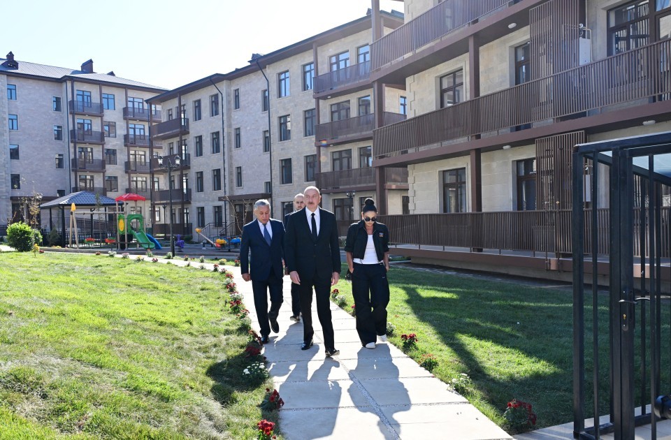 Prezident və xanımı Cəbrayılda açılışda iştirak etdilər - YENİLƏNİB