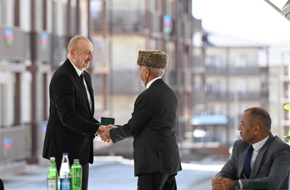 Prezident və xanımı Cəbrayılda açılışda iştirak etdilər - YENİLƏNİB