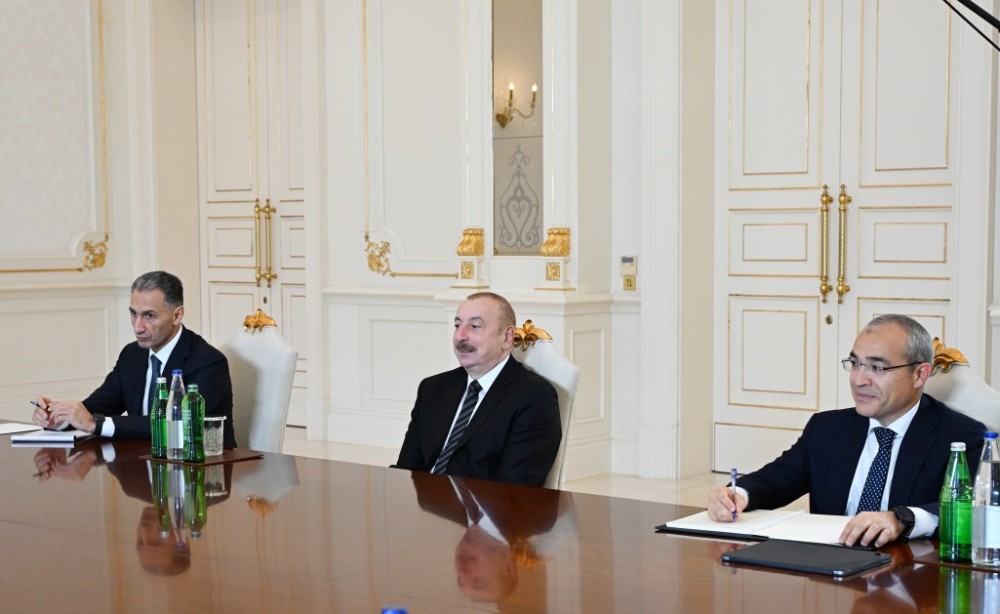 Prezident Aleksandr Vlaskampı qəbul etdi -FOTOLAR (YENİLƏNİB)