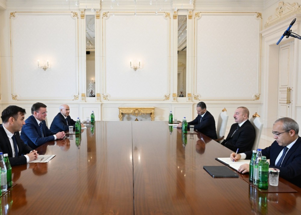 Prezident Aleksandr Vlaskampı qəbul etdi -FOTOLAR (YENİLƏNİB)