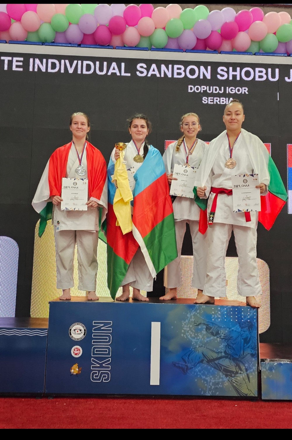 Karateçilərimiz dünya çempionatında tarix yazdılar -FOTOLAR