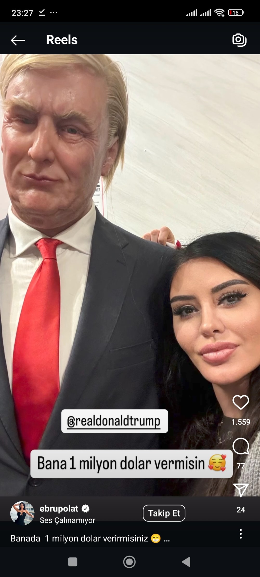 Azərbaycanlı nazirin oğlu ilə sevgili olan müğənni "Tramp"dan görün nə istədi- FOTOLAR