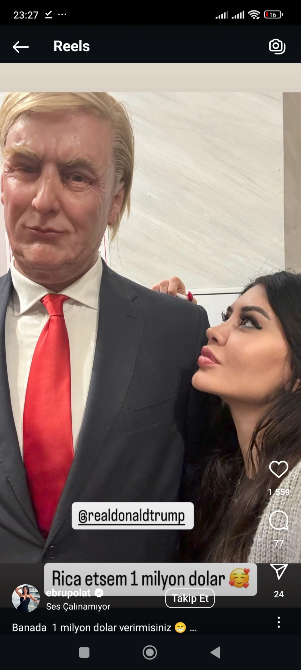 Azərbaycanlı nazirin oğlu ilə sevgili olan müğənni "Tramp"dan görün nə istədi- FOTOLAR