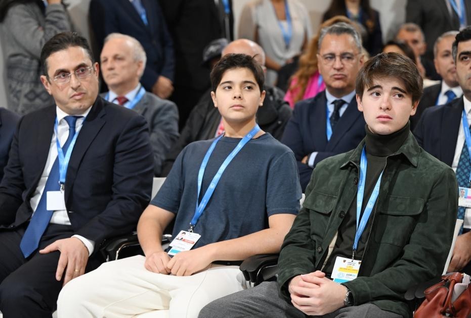 Leyla Əliyeva Xəzər dənizinin mühafizəsinə dair dəyirmi masa müzakirələrində -FOTOLAR