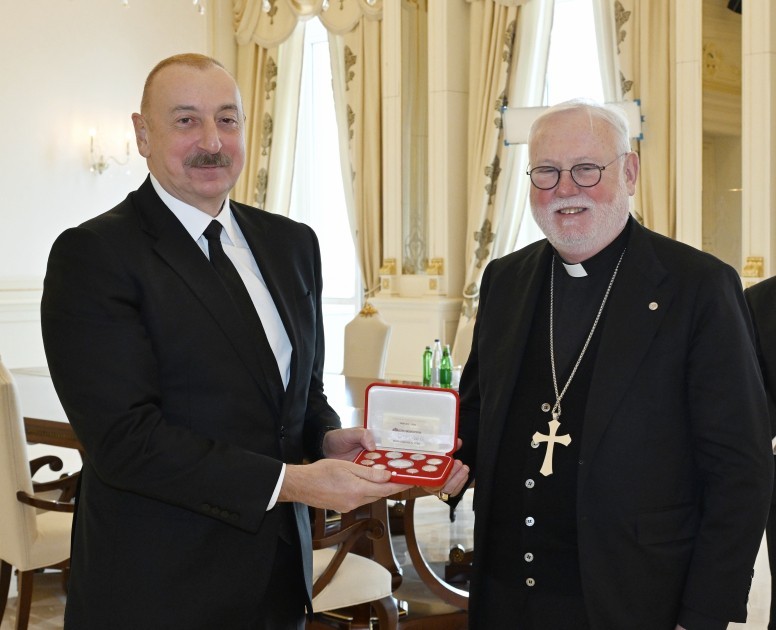 İlham Əliyev Paul Riçard Qallageri qəbul etdi -FOTOLAR (YENİLƏNİB)