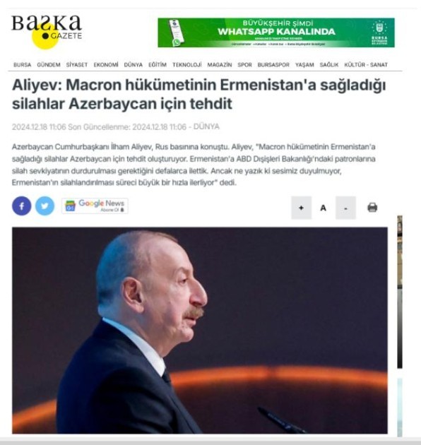 Prezidentin müsahibəsi dünya mediasının diqqətində -FOTOLAR