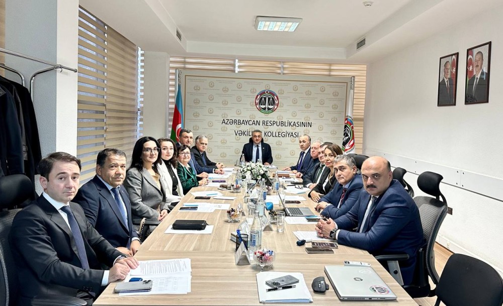 Vəkillər Kollegiyası Rəyasət Heyətinin növbəti iclası keçirilib