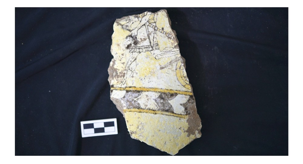 Döyüş tanrısının məbədində lənətlər yazılmış lövhə aşkar edilib