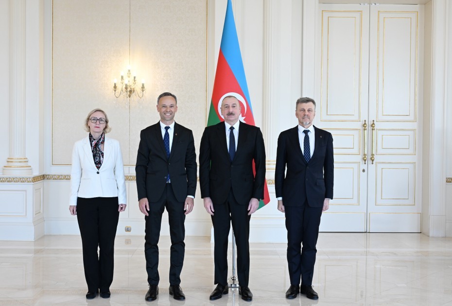 Prezident yeni səfirlərin etimadnamələrini qəbul etdi -FOTOLAR