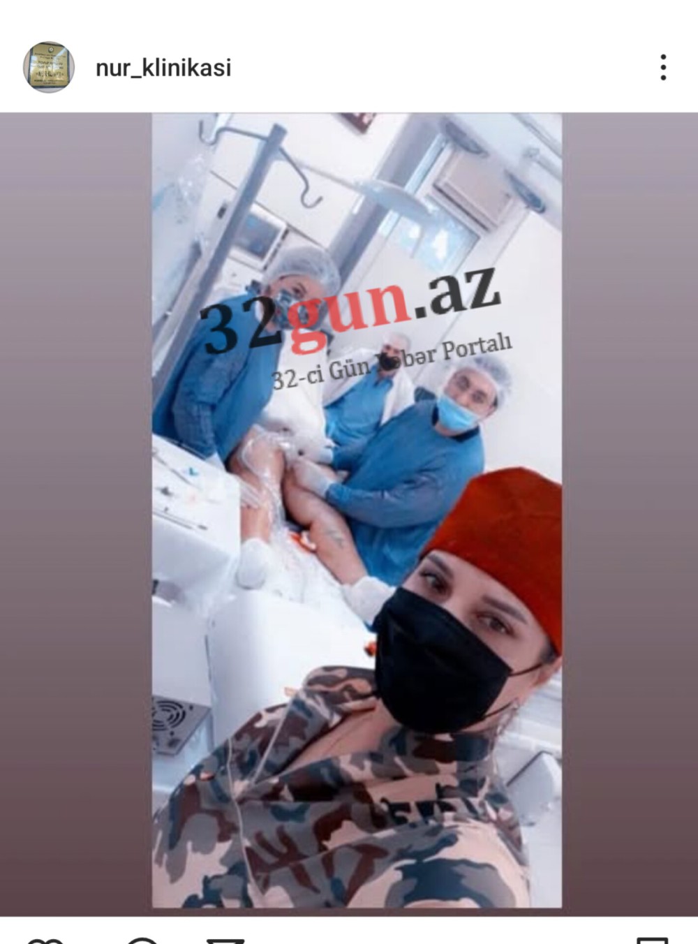 "Nur Klinika"nın dövlətə vergi borcu üzə çıxdı -Əməliyyat zamanı "pasientlər"lə yarıçılpaq "selfie"/ FOTOFAKT