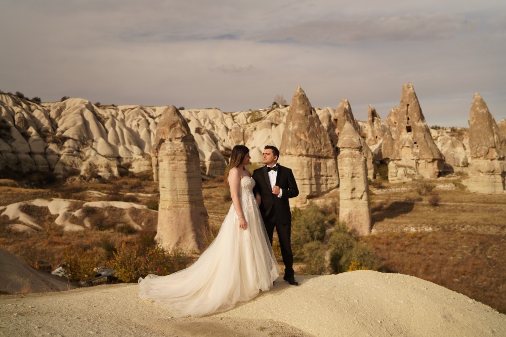 Nağıllar diyarı Kapadokiyada evlənərək xoşbəxtliyə ilk addımınızı atın/ FOTOLAR