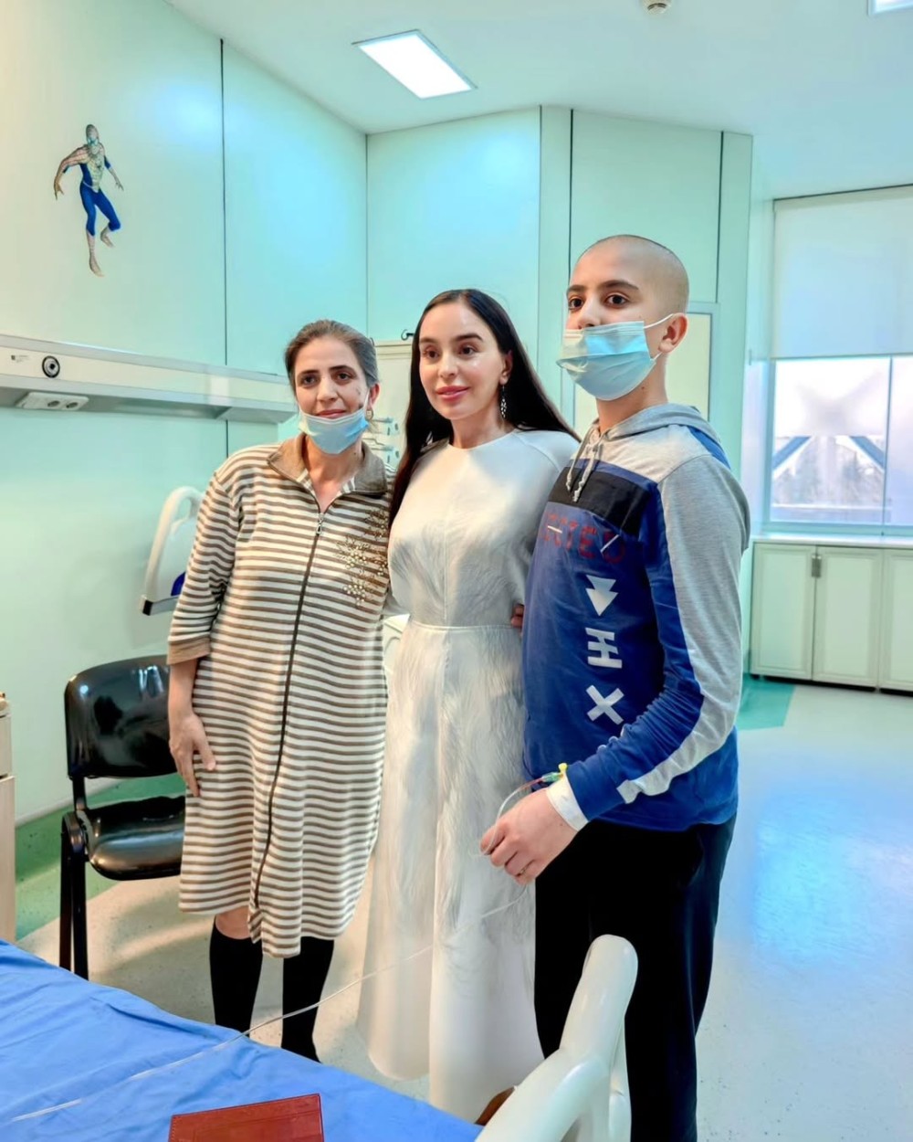 Leyla Əliyeva uşaqları ziyarət etdi -FOTOLAR