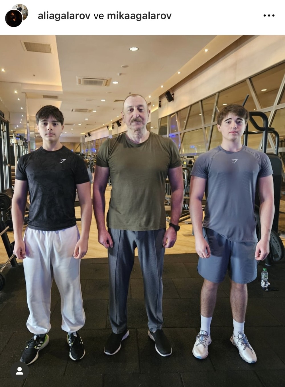 Baba ilə Antalyanın idman zalında məşq" - Əlidən maraqlı PAYLAŞIM