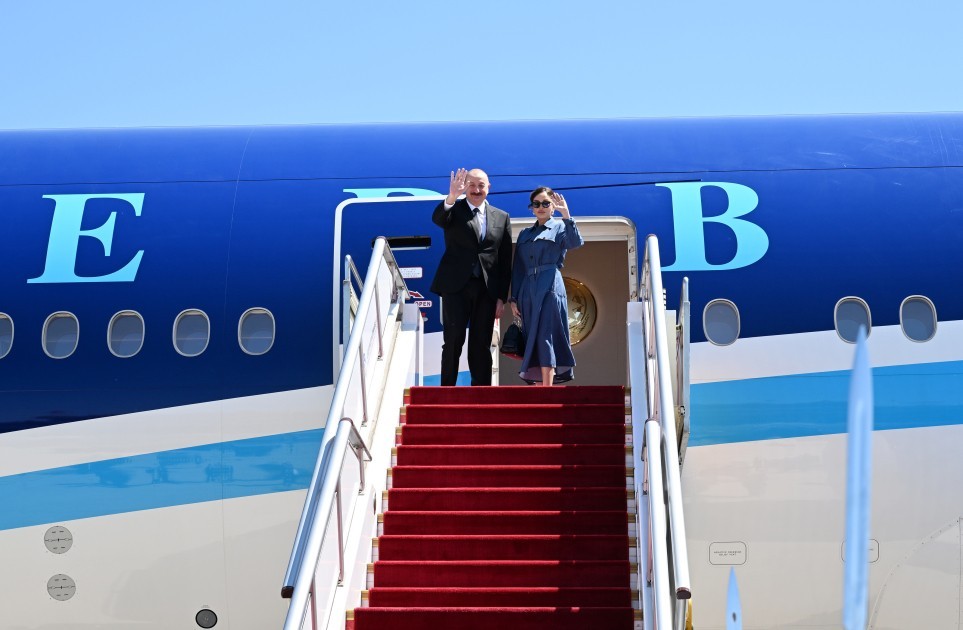 Prezidentlə xanımının Çinə səfəri başa çatdı - FOTOLAR