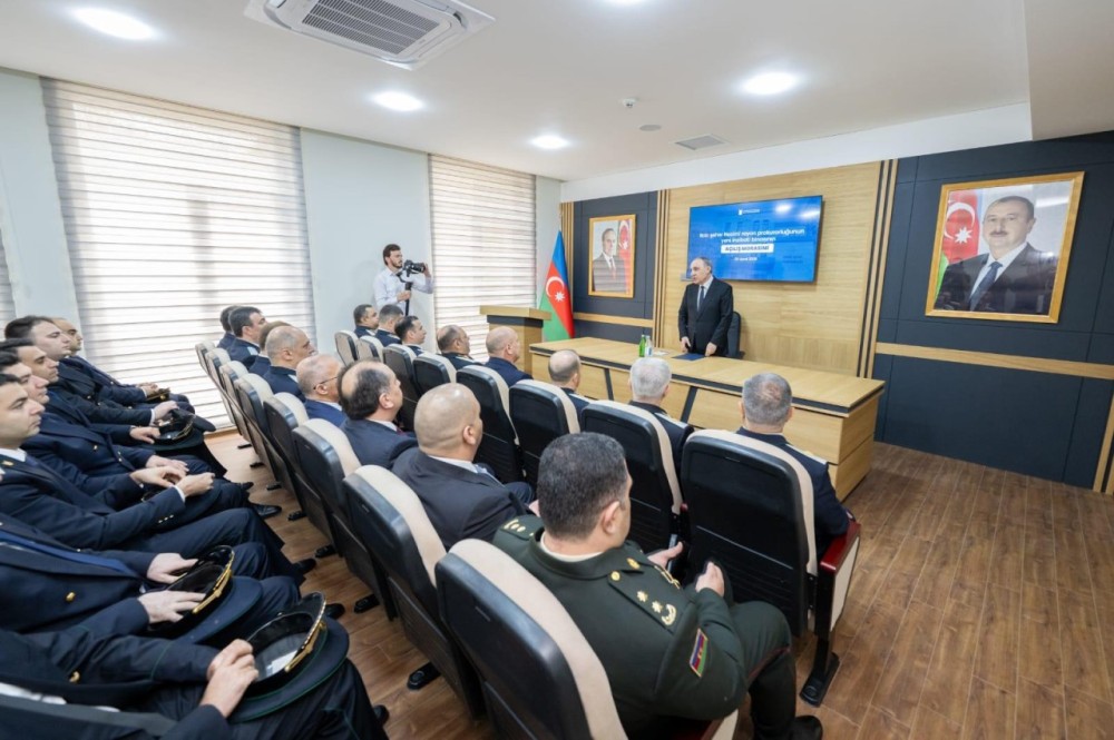 Kamran Əliyev Nəsimi rayon prokurorluğunun yeni binasının açılışını etdi - FOTOLAR