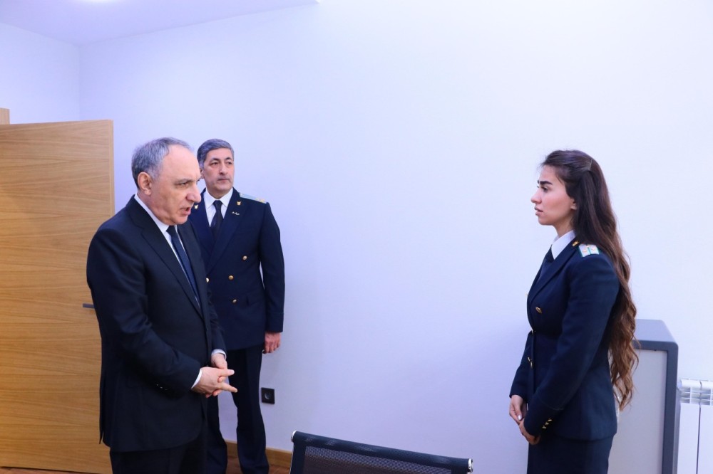 Kamran Əliyev Nəsimi rayon prokurorluğunun yeni binasının açılışını etdi - FOTOLAR