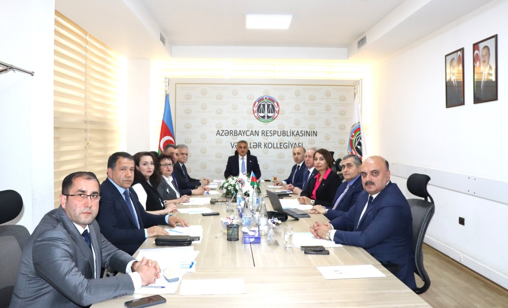 Vəkillər Kollegiyası Rəyasət Heyətinin növbəti iclası keçirilib