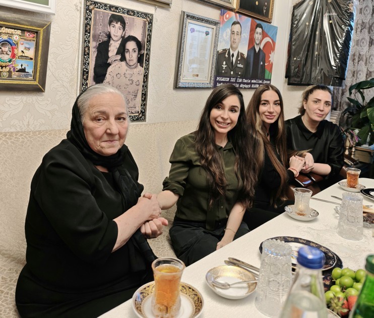 Leyla və Arzu Əliyeva Polad Həşimovun evində olublar -FOTOLAR