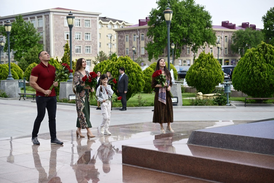 Leyla və Arzu Əliyevalar Naxçıvanda -FOTOLAR