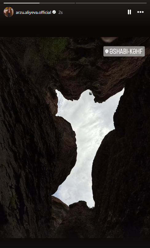 Arzu Əliyeva Əshabi-Kəhf ziyarətgahında - FOTO