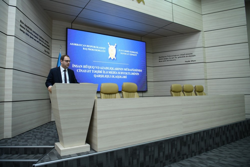 Baş Prokurorluqda media subyektləri və gənclərin iştirakı ilə tədbir keçirildi -FOTOLAR