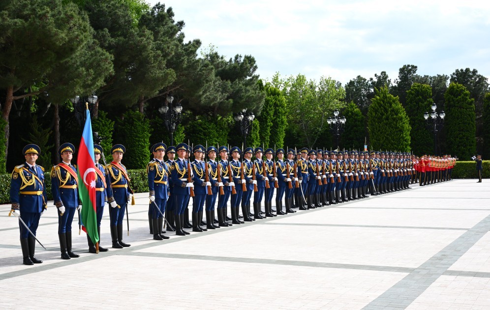 To Lamın rəsmi qarşılanma mərasimi oldu -FOTOLAR