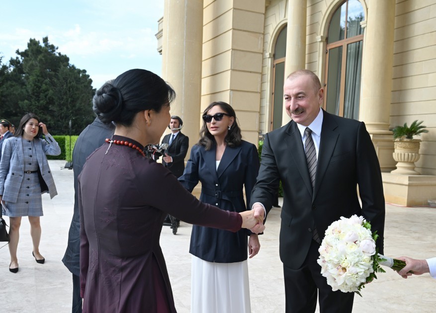 To Lamın rəsmi qarşılanma mərasimi oldu -FOTOLAR