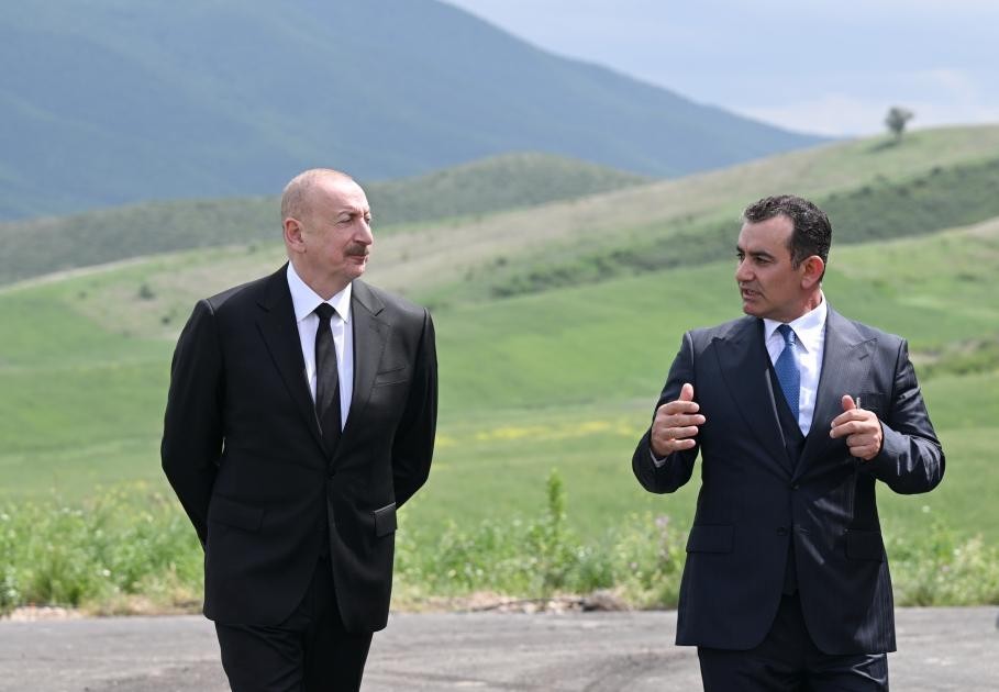 Prezident Xocalıda daha bir kompleksin açılışını etdi -YENİLƏNİB