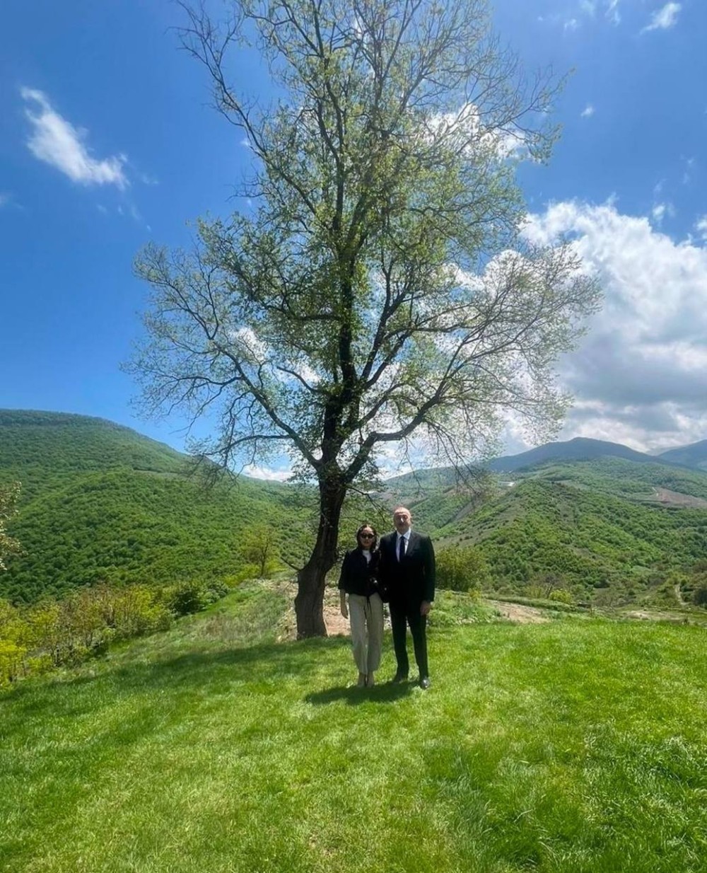 Mehriban Əliyeva Daşaltıdan fotolar paylaşdı