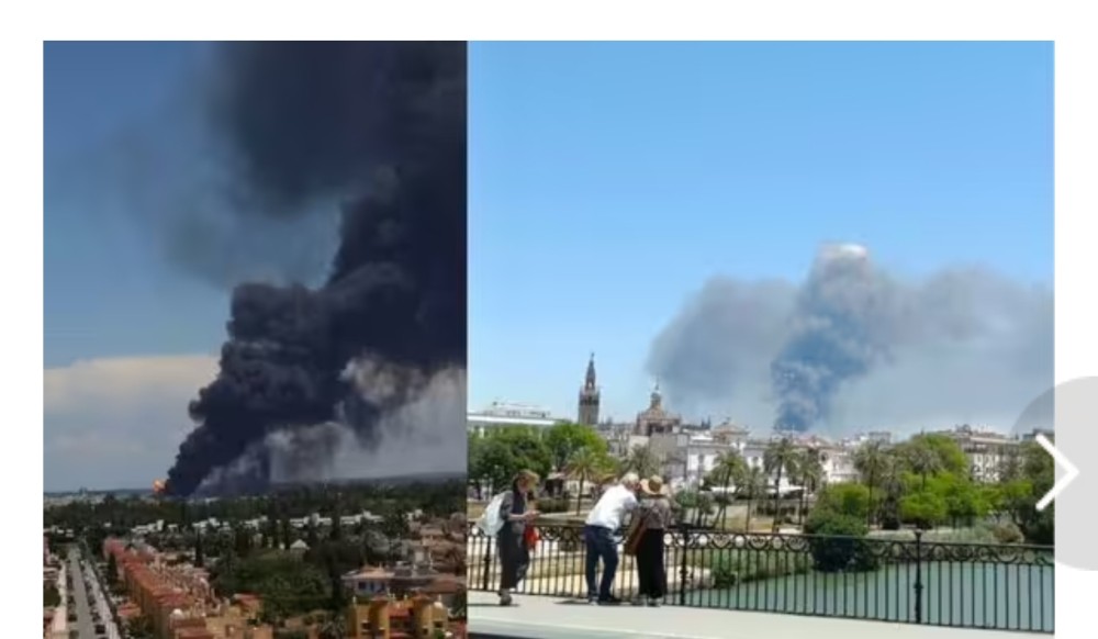 İspaniyada kimya zavodunda partlayış: təhlükəli kimyəvi bulud yayılıb