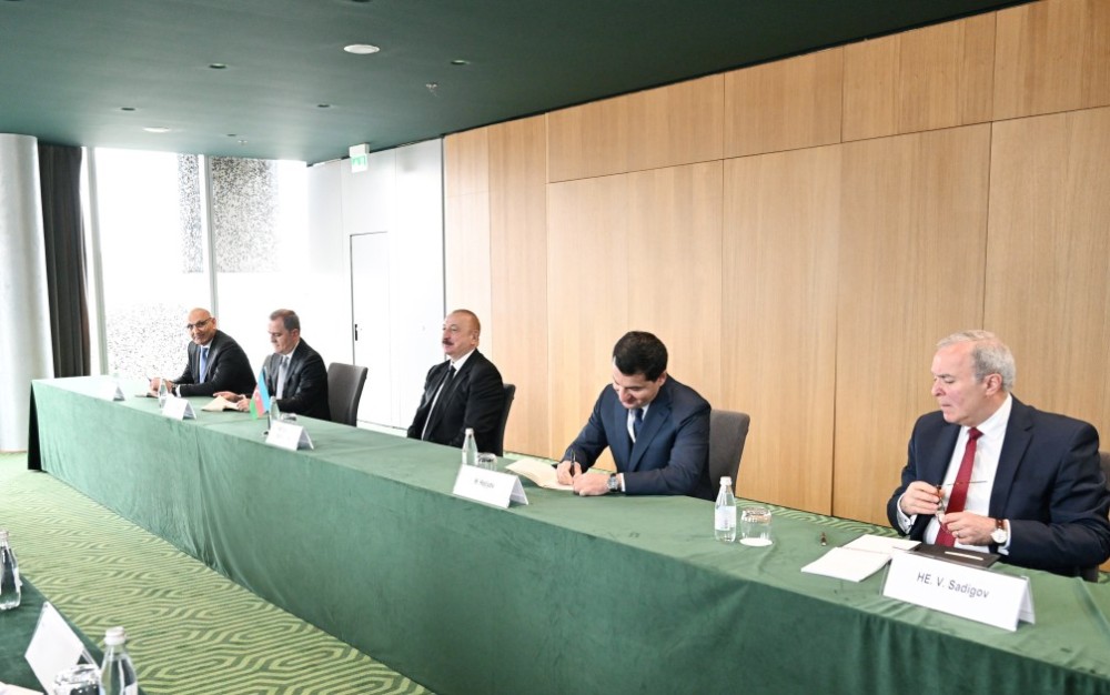 İlham Əliyev Antonio Koşta və Ursula fon der Lyayenlə görüşdü -FOTOLAR